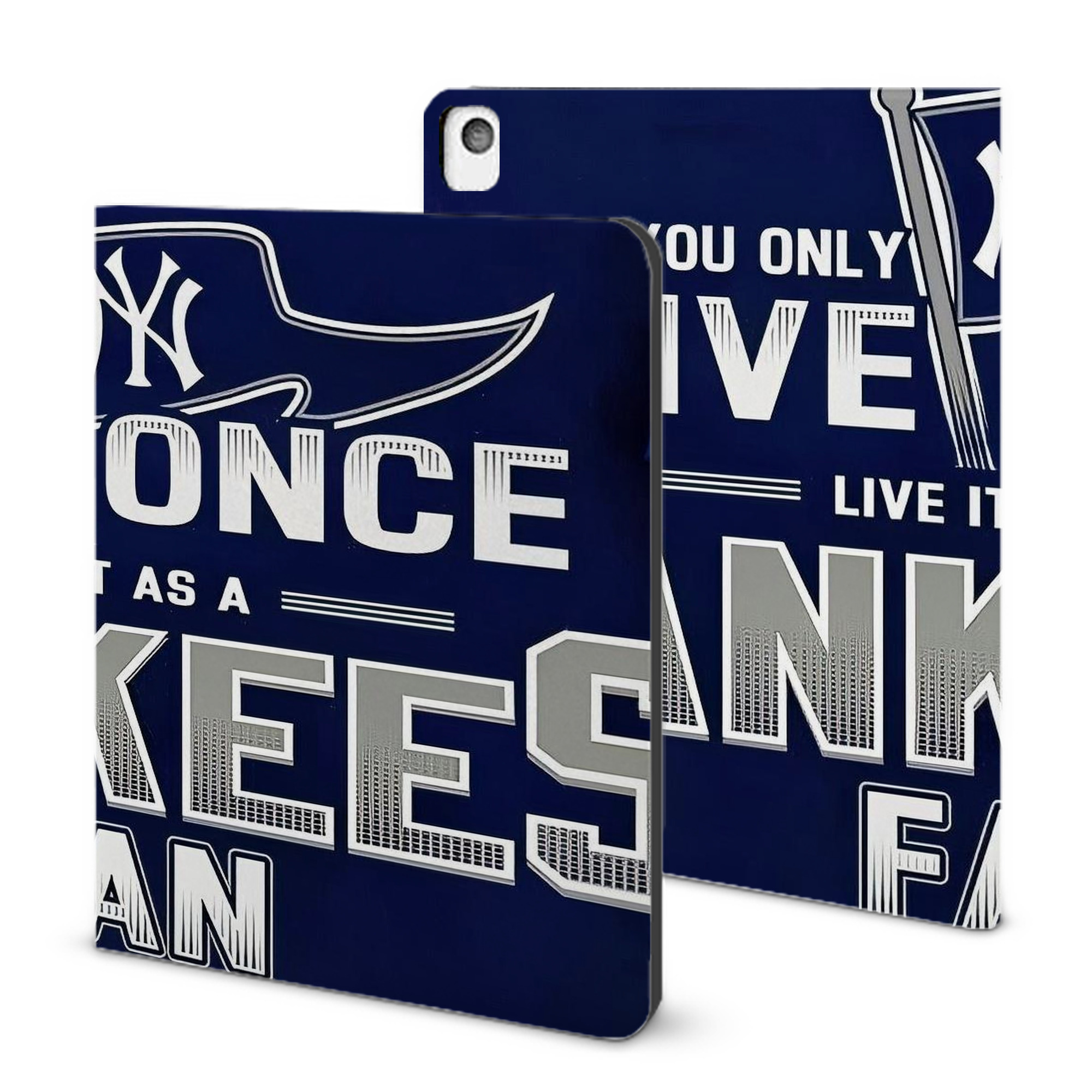 New York Yankees 362 IPad Book-Style Case With Pencil Slot – Slim PU & TPU Cover – Full Protection, Precise Fit, Water & Scratch Resistant